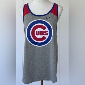 Nike‎ Genuine Merchandise Women’s Chicago Cubs Athletic Cut Tank Top Size Large